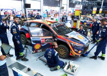 Hyundai meeskond Kreeka rallil, Foto: Hyundai Motorsport