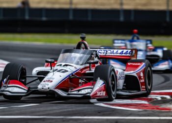 Jüri Vips esimesel stardil IndyCaris. Foto: Penske Entertainment: Karl Zemlin