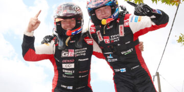 Kalle Rovanperä ja Jonne Halttunen Foto: Toyota Gazoo Racing