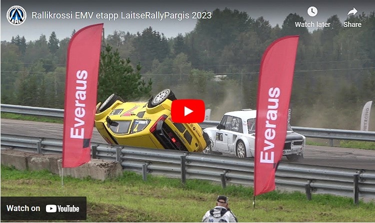 EAL TV: Kiiret sõitu, “katused” ja sõitjate kommentaarid Laitse rallikrossilt