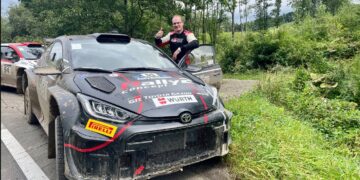 Jari Matti Latvala Hokkaido rallil, Foto: Juho Hänninen/twitter.com