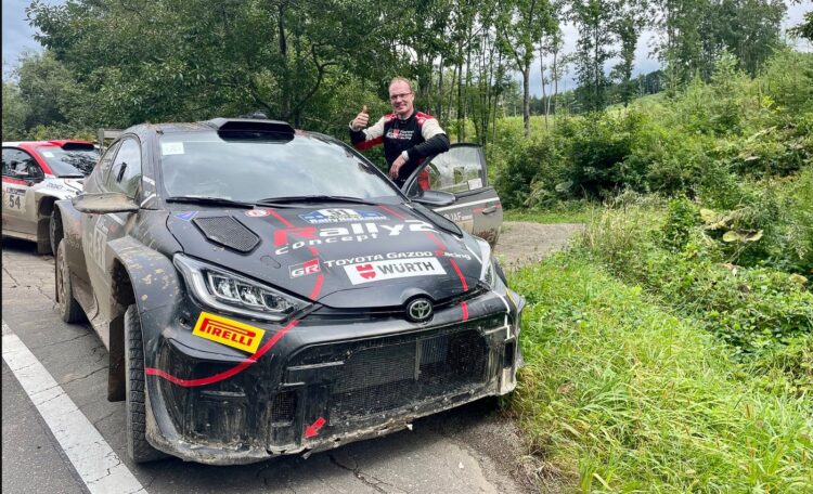 Jari Matti Latvala Hokkaido rallil, Foto: Juho Hänninen/twitter.com