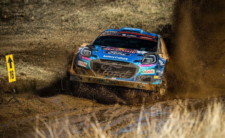 Ott Tänak ja Martin Järveoja Kreeka Rallil 2023, Foto: M-Sport