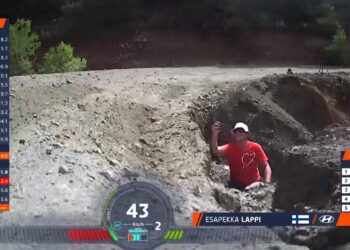 Pilt Esapekka Lappi autost Allikas: Rally.tv