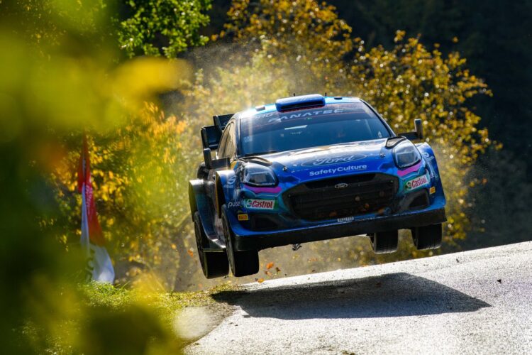 Ott Tänak ja Martin Järveoja Kesk-Euroopa rallil 2023 Foto: M-Sport WRC