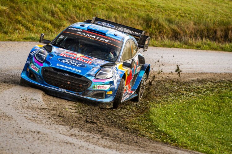 Ott Tänak ja Martin Järveoja Kesk-Euroopa rallil 2023 Foto: M-Sport WRC