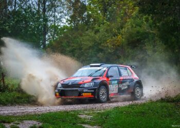 Kaspar Kasari - Rainis Raidma Saaremaa rallil 2023 Foto: Marleen Maask