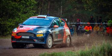 Romet Jürgensoni / Siim Oja võistluse rikkus rehvipurunemine Foto: Marleen Maask