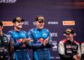Ott Tänak ja Martin Järveoja Tšiili ralli poodiumil Foto M-Sport