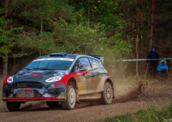 Ott Tänak ja Robert Virves Saaremaa rallil 2023, Foto: Marleen Maask