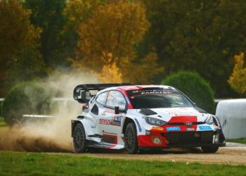 Kalle Rovanperä Kesk-Euroopa rallil 2023 Foto: Toyota Gazoo Racing