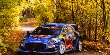 Ott Tänak ja Martin Järveoja Kesk-Euroopa rallil 2023 Foto: M-Sport WRC