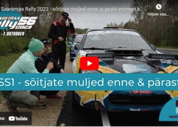 Lõbus video: Sõitjate muljed enne ja peale esimest Saaremaa ralli kiiruskatset