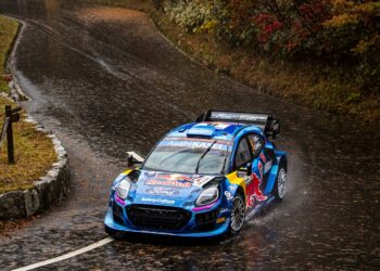 Ott tänak ja Martin Järveoja Jaapani rallil Foto: M-Sport