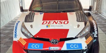 Lorenzo Bertelli Toyota Yaris Rally1 Brunello rallil. Foto: facebook.com/F.WorldRallyTeam