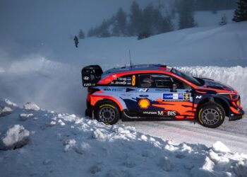 Ott Tänak ja Martin Järveoja 2021 Arctic Lapland Finland