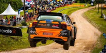 Georg Linnamäe ja James Morgan (Rally Estonia 2023 Foto: Jaanus Ree / Red Bull Content Pool