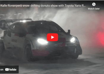 VIDEO: Kalle Rovanperä pakkus kodustele fännidele Rally1 masinaga vägevat showd!