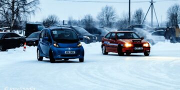 Talvedrifti avaetapp sõideti Võhu jäärajal. Foto: ingel media