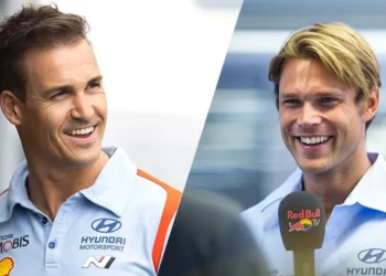 Dani Sordo ja Andreas Mikkelsen. Foto: Hyundai Motorsport