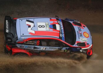 Ott Tänak 2020 aasta Monza rallil Foto: Hyundia Motorsport