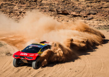 Sébastien Loeb ja LURQUIN Fabian, Prodrive Hunter, Dakar 2024 Foto: ASO/A.Vincent/DPPI