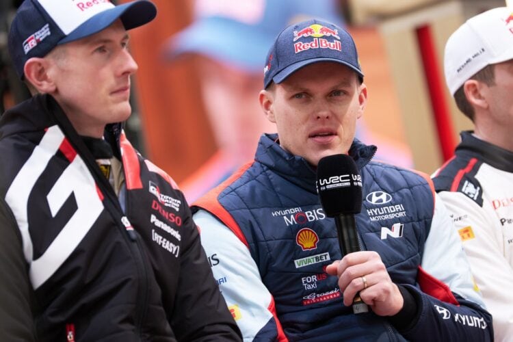 Ott Tanak, Monte Carlo 2024, Foto: Romain Thuillier/ Hyundai Motorsport GmbH