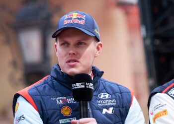 Ott Tanak, Monte Carlo 2024 Foto: Romain Thuillier / Hyundai Motorsport GmbH