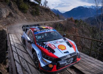 Thierry Neuville, Martijn Wydaeghe, Monte Carlo 2024 Foto: Romain Thuillier / Hyundai Motorsport GmbH