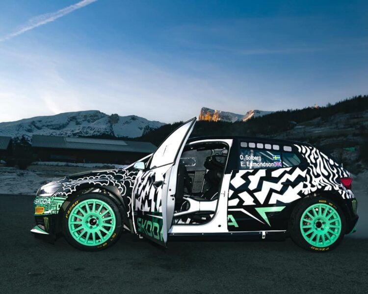 Oliver Solbergi 2024 aasta võistlusmasin Foto: facebook.com/OliverSolberg01