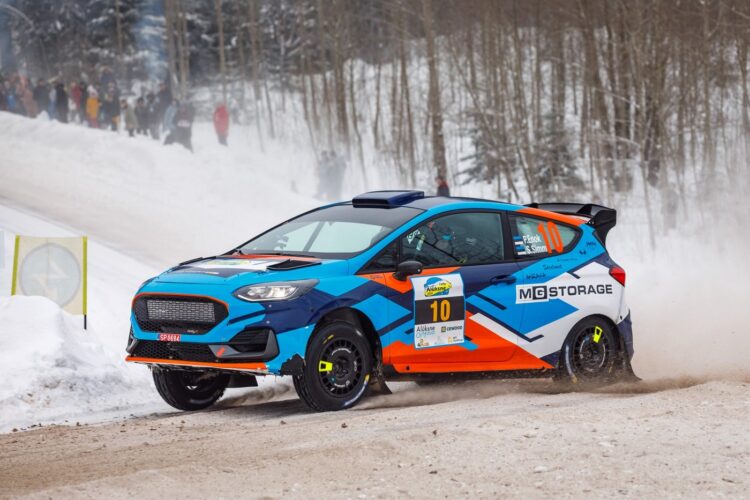 Patrick Enok ja Silver Simm Aluksne ralli 2024 - Foto- Pille Russi