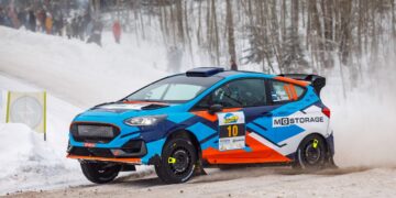 Patrick Enok ja Silver Simm Aluksne ralli 2024 - Foto- Pille Russi