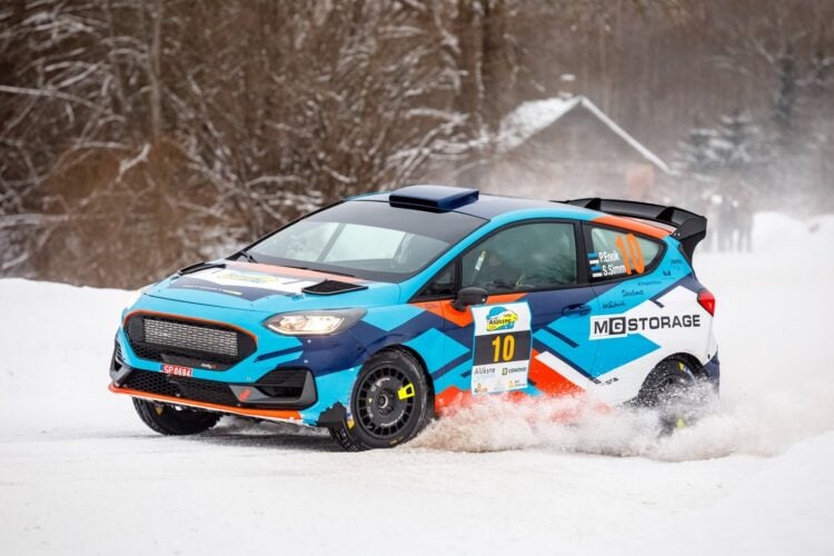 Patrick Enok ja Silver Simm Aluksne ralli 2024 - Foto- Pille Russi