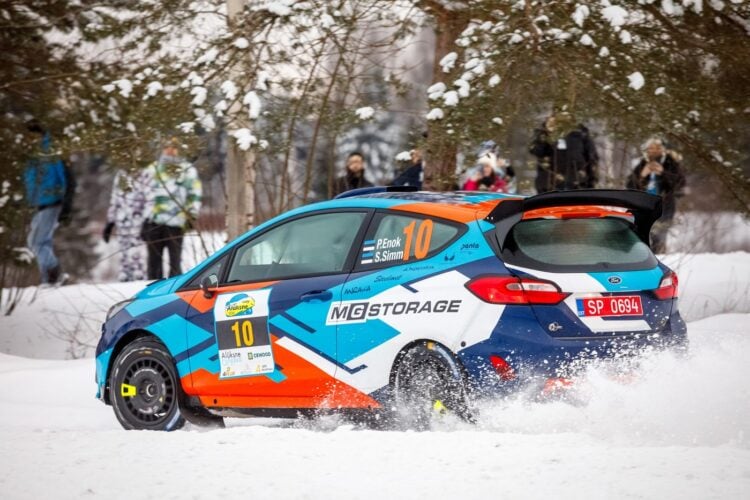Patrick Enok ja Silver Simm Aluksne ralli 2024 - Foto- Pille Russi