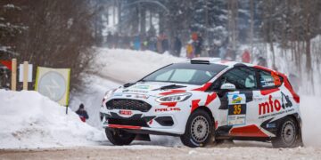 Jaspar Vaher ja Rainis Raidma Aluksne ralli 2024 - Foto- Pille Russi