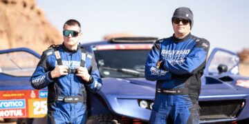 Urvo Männama ja Risto Lepik Dakari ralli 2024 Foto: Ingine Creators