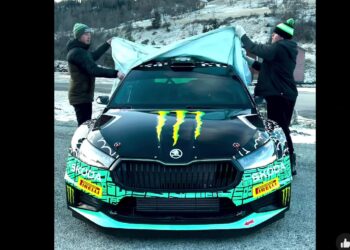 Selline näeb välja Oliver Solbergi 2024 aasta võistlusauto! PILDID ja VIDEO