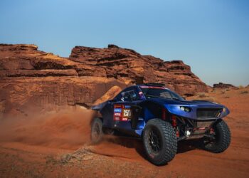 Urvo Männama ja Risto Lepik Dakari ralli 2024 Foto: MM Production