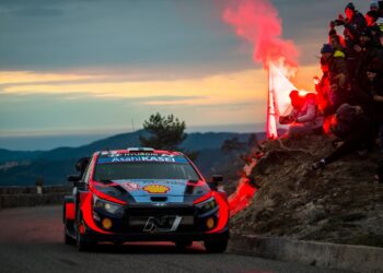 Esapekka Lappi ja Janne Ferm, 2023 Monte Carlo ralli, Foto: Jaanus Ree / Red Bull Content Pool