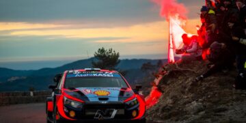 Esapekka Lappi ja Janne Ferm, 2023 Monte Carlo ralli, Foto: Jaanus Ree / Red Bull Content Pool