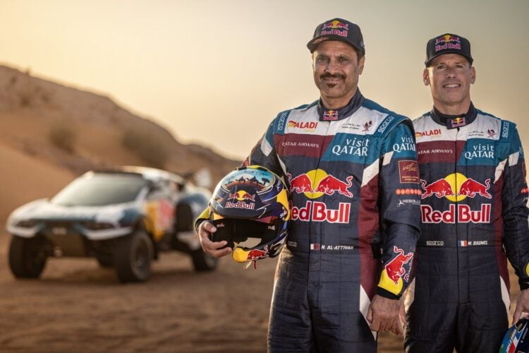 Nasser Al-Attiyah ja Mathieu Baumel - Prodrive Hunter Foto: Kin Marcin / Red Bull Content Pool