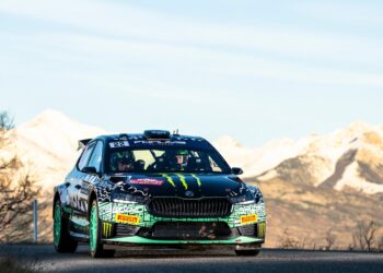 Oliver Solberg ja Elliott Edmondson, Monte Carlo rallil Foto: Jaanus Ree / Red Bull Content Pool
