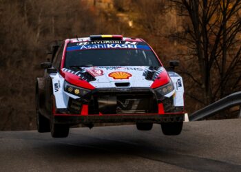 Thierry Neuville ja Martijn Wydaeghe, Monte Carlo ralli .2024, Foto: Jaanus Ree / Red Bull Content Pool