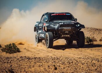 Benediktas Vanagas / Kuldar Sikk jätkavad 10. kohal. Foto: Toyota Eesti