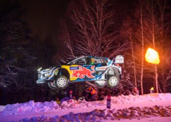 Adrien Fourmaux Rootsi MM-ralli 2024, Foto: M-Sport