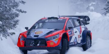 Esapekka Lappi Rootsi ralli 2024 Foto: Austral / Hyundai Motorsport GmbH