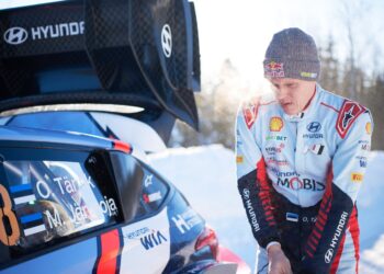 Ott Tänak Rootsi ralli 2024, Foto: Vincent Thuillier / Hyundai Motorsport GmbH