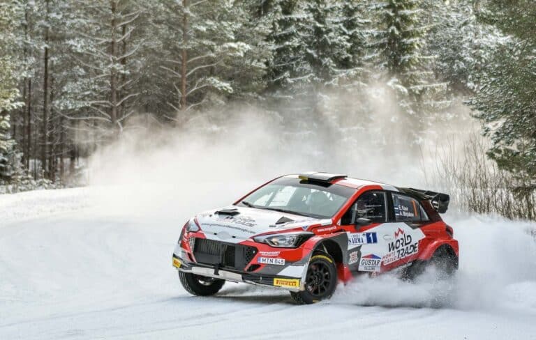 Egon Kaur / Allan Birjukov võitsid ralli ka absoluutarvestuses. Foto: Latvian Rally Championship