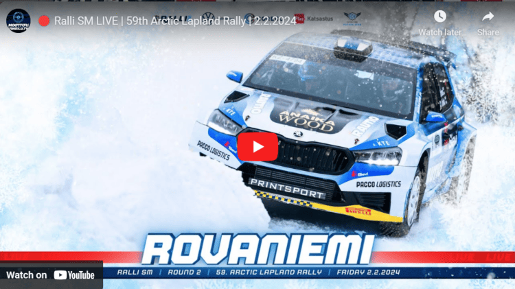 OTSE: Vaata Arctic Lapland ralli otseülekannet!