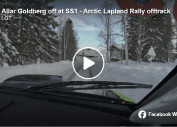 VIDEO: Eestlased sõitsid Arctic Lapland ralli avakatsel lumehange ja jäid kinni!